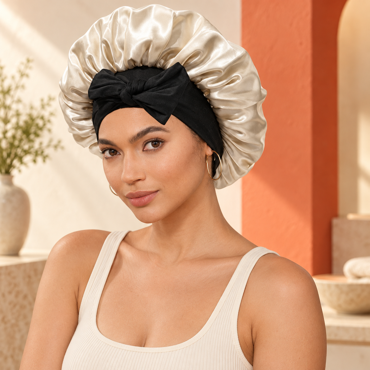 Satin Sleep Bonnet