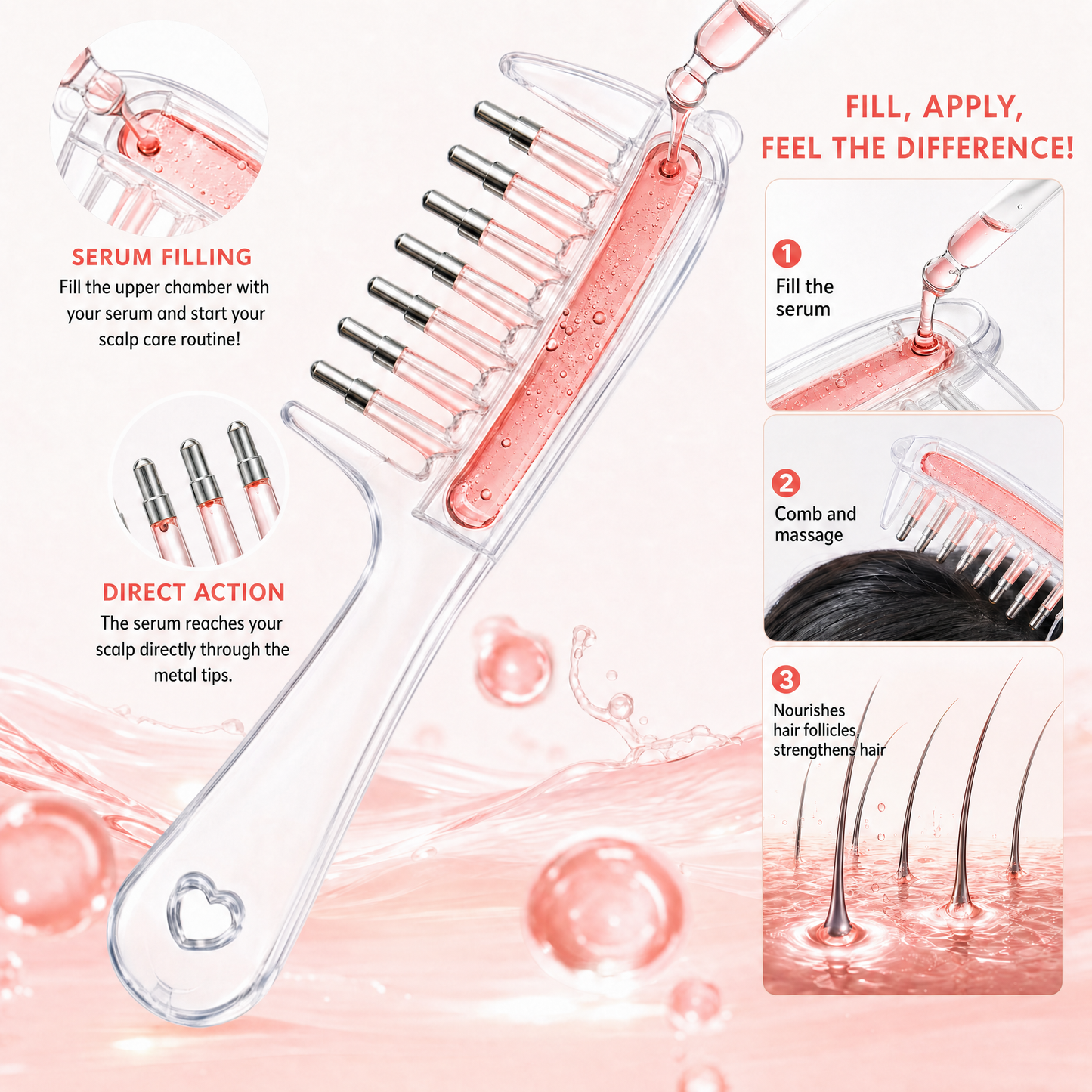 Nourue Root Serum Comb